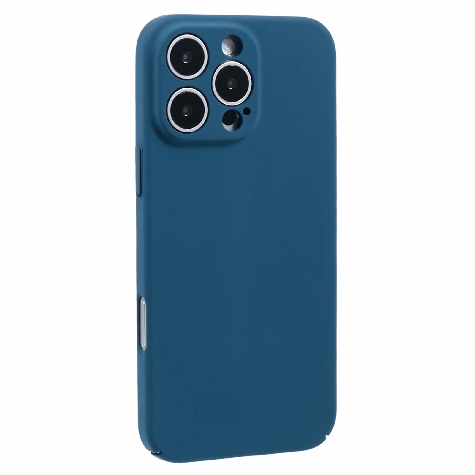 

For iPhone 16 Pro Max Case Matte Hard PC Ultra-Slim Cell Phone Cover Navy Blue