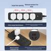 DELIXI 5-Outlet Power Strip with Master Switch CN plug (adapter included)
