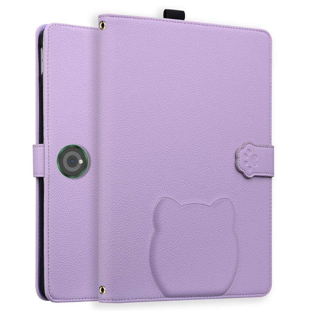 For OnePlus Pad Pro/Pad 2 Case 3D Effect Cat Pattern Leather Stand Table Cover with Wallet, Stylus Holder