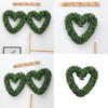Odorata Aglatia Simulation Heart Shaped Flower Wreath Door Christmas Decoration