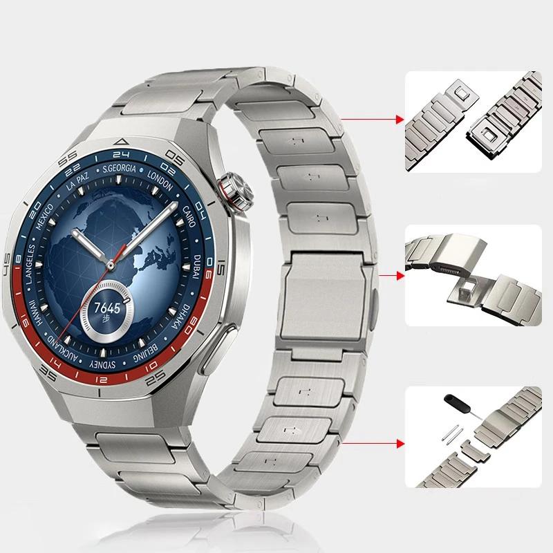22mm Titan-Metallarmband für Huawei Watch GT5Pro GT4/3 46mm Ultimate Magnetverschluss Armband für Amazfit Balance GTR 47mm Band