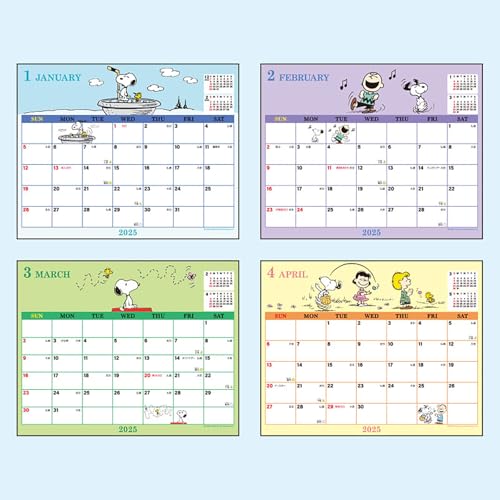 Sanrio Blattkalender 2025 Snoopy Tischkalender 451479