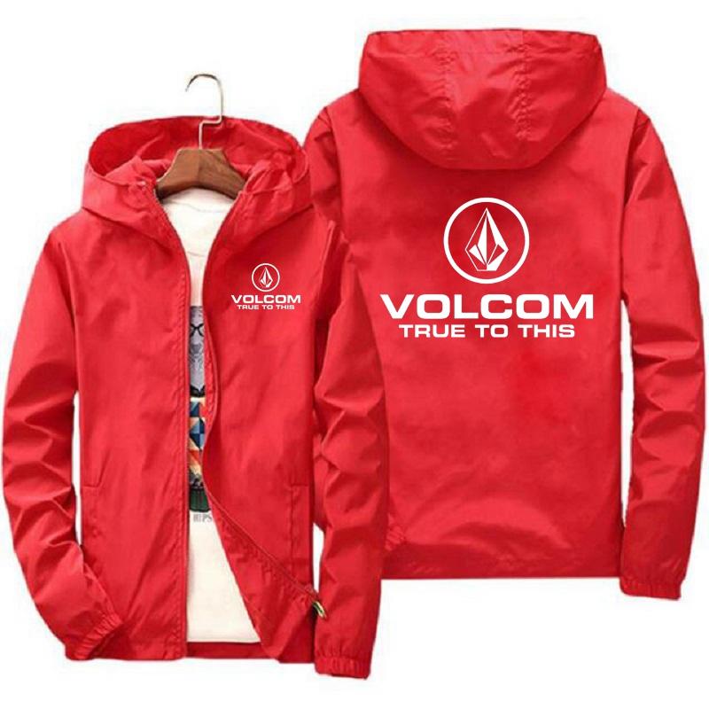 Men's Spring Fashion Casual Outdoor Sports Jacket 2026 New Windproof Zipper Hooded Top, Super Large s-7XL