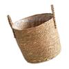 Wicker Plant Basket with Handles Basket Flowerpot Planter Woven Rattan Plant Pot Straw Planter Grocery Toy Storage