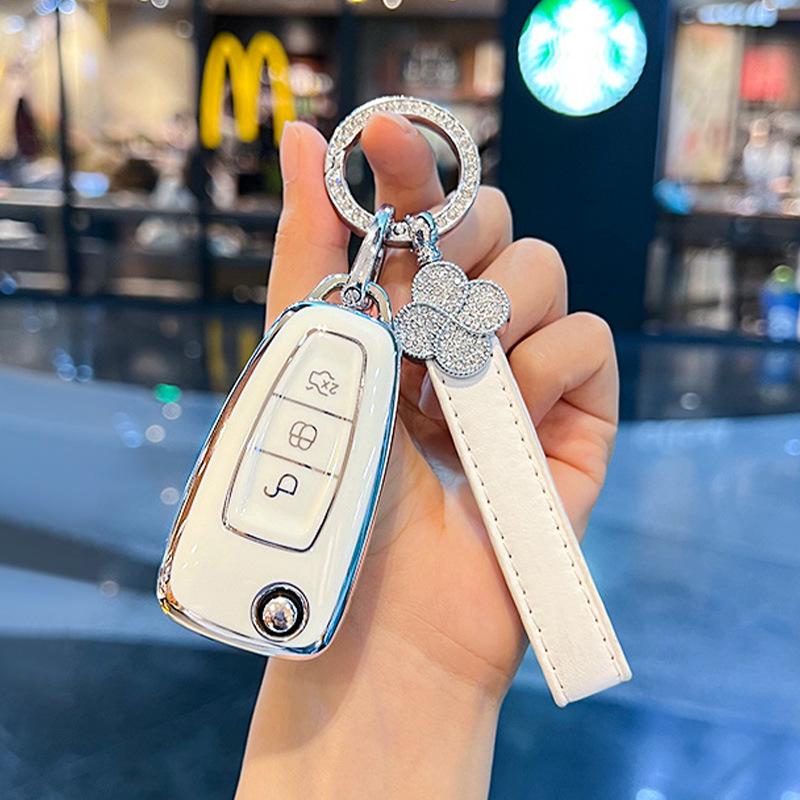 High-Grade Protective Key Shell for Ford Focus, Escort, and Kuga - Unisex