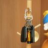 Creative S Hook Lucky Cat Keychain In Stainless Steel Material Perfect For Organizing Keys And Small Items