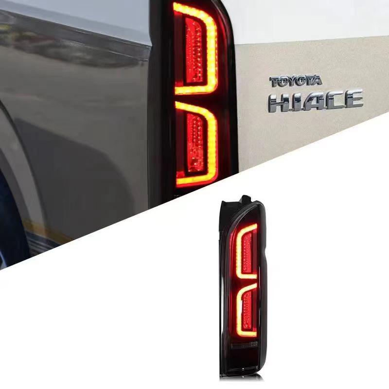 LED Taillights with Sequential Turn Signals for 2005-2018 Toyota Hiace H200 Series