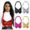 Women Shiny Sparky Sequins Backless Halter Neck Vest Waistcoat Clubwear Jazz Dance Tank Top