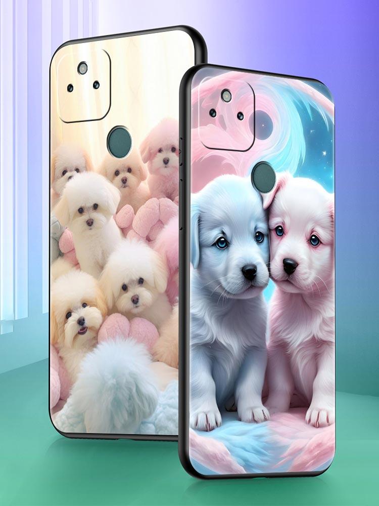 Cute Little Dog Phone Case Cover for Google Pixel 10 9 8 7 6 9A 8A 7A 6A Pro Shockproof Soft TPU 9 Pro XL Shell Capas Fundas Bag