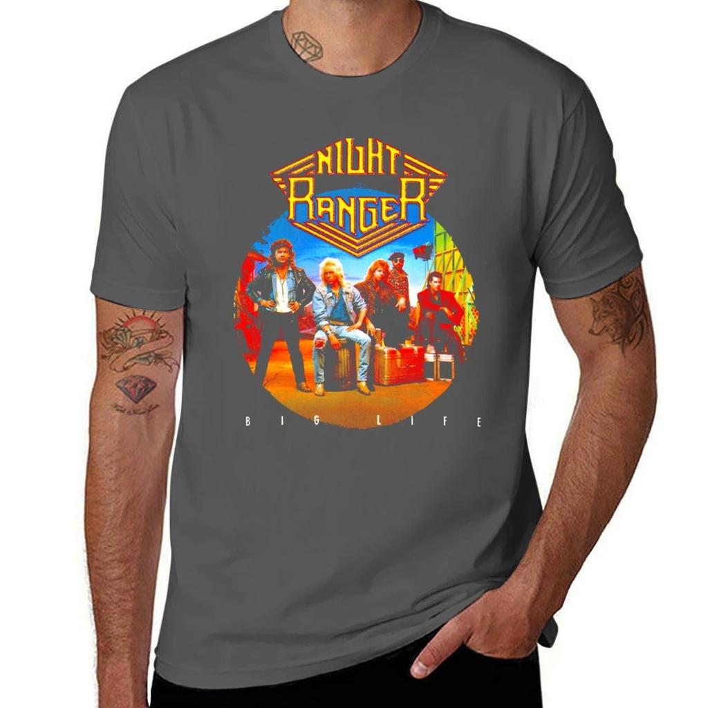 Hard Rock Legends The Night Ranger Classics Tshirt Festival Casual Short Sleeve