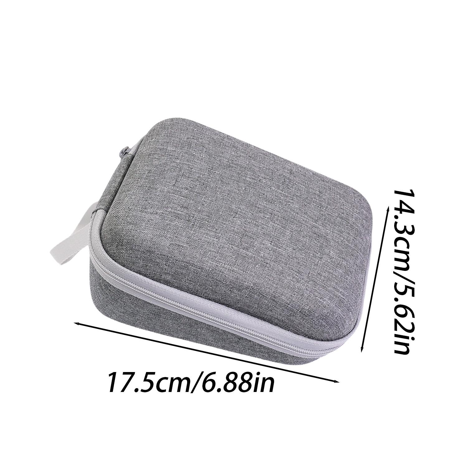 Blood Pressure Monitor Portable Storage Organizer Bag with Handle Travel Carrying Storage Bags for Arm Blood Pressure Monitor 1PC серый