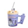 Creative Cartoon Animal Straw Cup Personality Niche Mug High Looking Ceramic Cup Gift Souvenir Coffee Cup