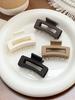 4 PCS Hair Claw Clips, Square Hair Clip for Women Girls, 1.8‘’ Neutral Colors Rectangular Claw for Thick Thin Hair, Small Matte