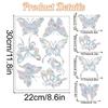 Christmas Windows Rainbow Prism Stickers Rainbow Film for Window Glass Clings Static Removable Suncatcher Decal Sticker