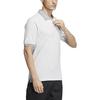 adidas Polo Shirts Men's White Polo Collar Moderate Straight Fit HS4391
