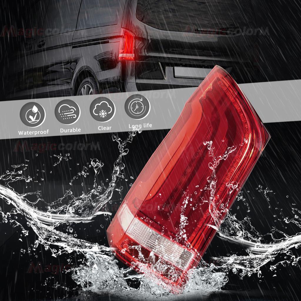 Car Tail Lamps For Mercedes-Benz Vito V-Class W447 2015 2016 2017 2018 2019 2021 2022 LED Brake Turn Signal Rear Fog Taillights