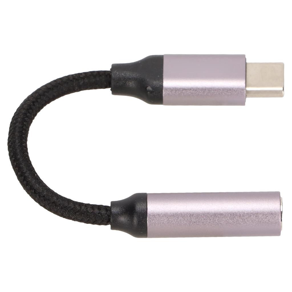 Type C To 3.5mm Audio Cable Type C To 3.5mm Headphone Jack Adapter Supports Music Call Wire Control Function
