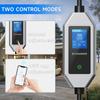 Portable EV Charger 7KW Fast Charging Cable Type2 IEC62196-2 32A with CEE Plug Type1 J1772 WiFi APP Bluetooth Remote Control