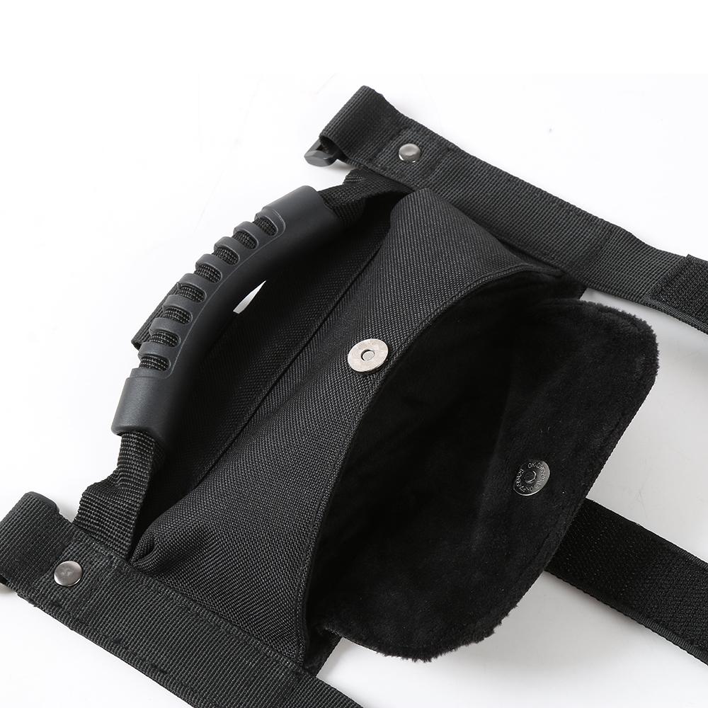 Car Door Top Grab Handle With Storage Bag For Jeep Wrangler  BJ40 Interior Accessories