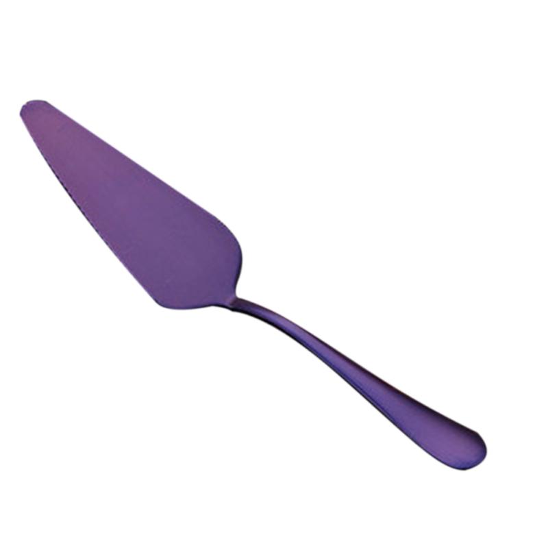 Colorful Stainless Steel Serrated Edge Cake Server Blade Cutter Pie Pizza Shovel Cake Spatula Baking