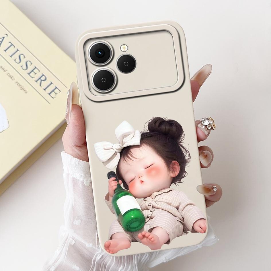 For Tecno Spark 40 Case Popular Cartoon Space Soft Silicone Camera protection Phone Cover For Tecno Spark 40C Spark40 4G Housing