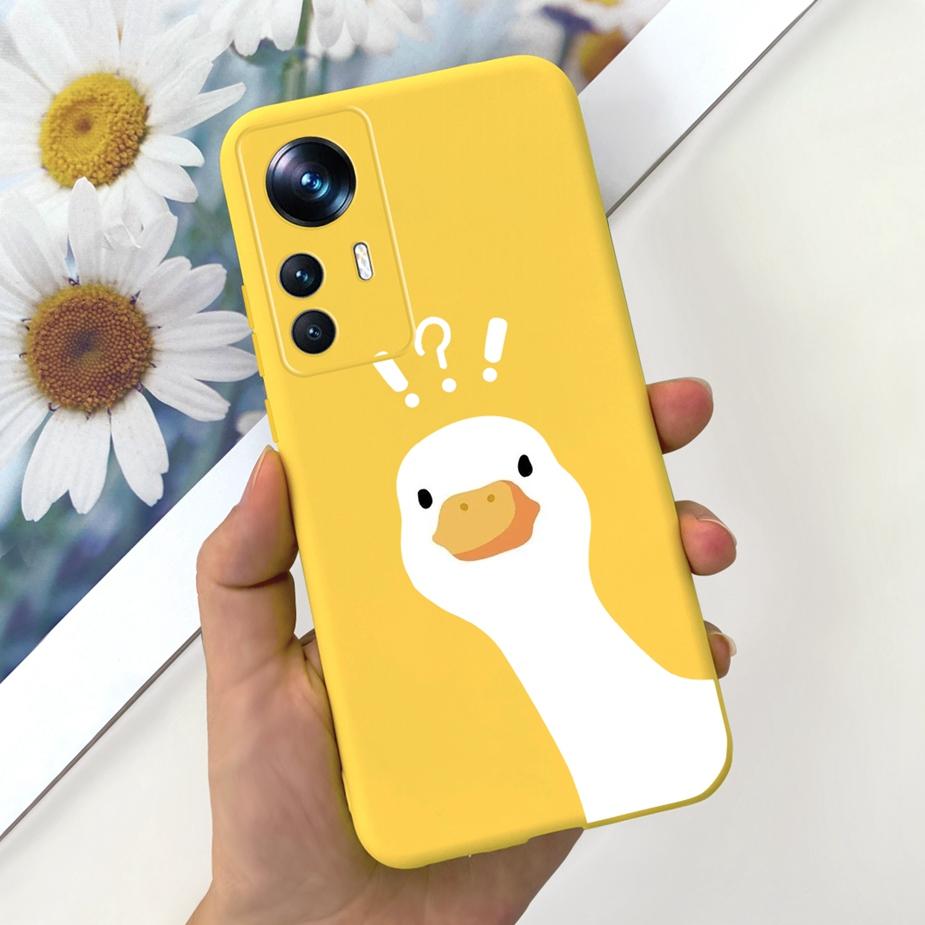 For Xiaomi 12T Pro Case Cute Astronauts Cartoon Cover Soft Silicone Phone Cases For Xiaomi Mi 12T Pro Mi12T 12TPro Fundas Bumper