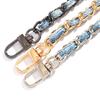 25/120Cm Verstellbare Metalltaschenkette Für Geflochtenen Denim Schulter Crossbody Handtaschenriemen DIY Handgefertigt Abnehmbare Riemen