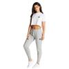 SikSilk Womens/Ladies Core Crew Neck Crop T-Shirt