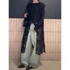 Summer Sleeveless Sexy Women Dresses Y2k Aesthetic Embroidery Flower Dress Fairy Harajuku Lace Split Grunge Vestidos