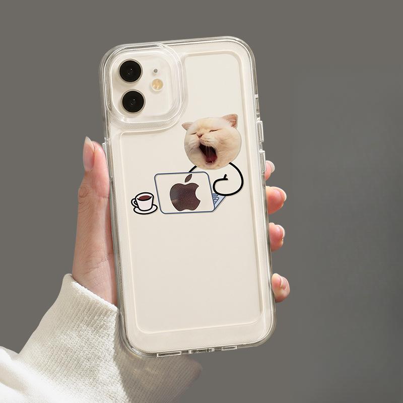 Cat and Dog Couple Cute Pets Suitable for Apple IPhone 16 Promax Phone Case 15/14 Protective Case 13