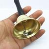 Hand Cranked Bell Metal 65mm Call for a meal bell Counter Shopkeeper Doorbell Christmas Bells for Front Entrance Home Decor