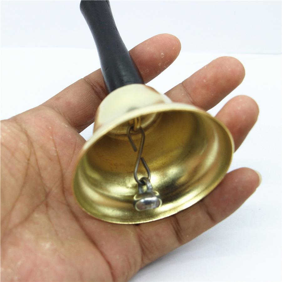 Hand Cranked Bell Metal 65mm Call for a meal bell Counter Shopkeeper Doorbell Christmas Bells for Front Entrance Home Decor
