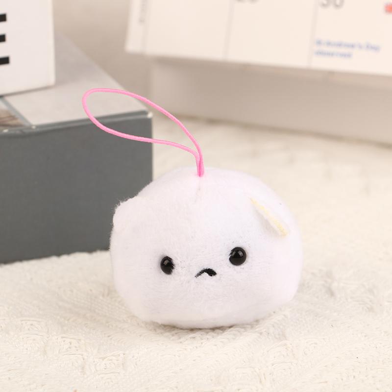 Lovely Cartoon Cat Pendant Keychain for Children Cute Plush Kitten Animal Keyring Llaveros