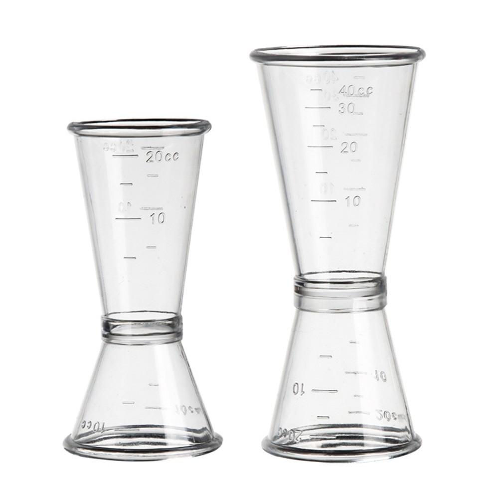 Deep Well Measuring Cup Double Measure Transparent