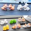 Cute Kiss Face Animal Car Dashboard Decoration, Funny Micro Landscape Car Interior Rear Mirror