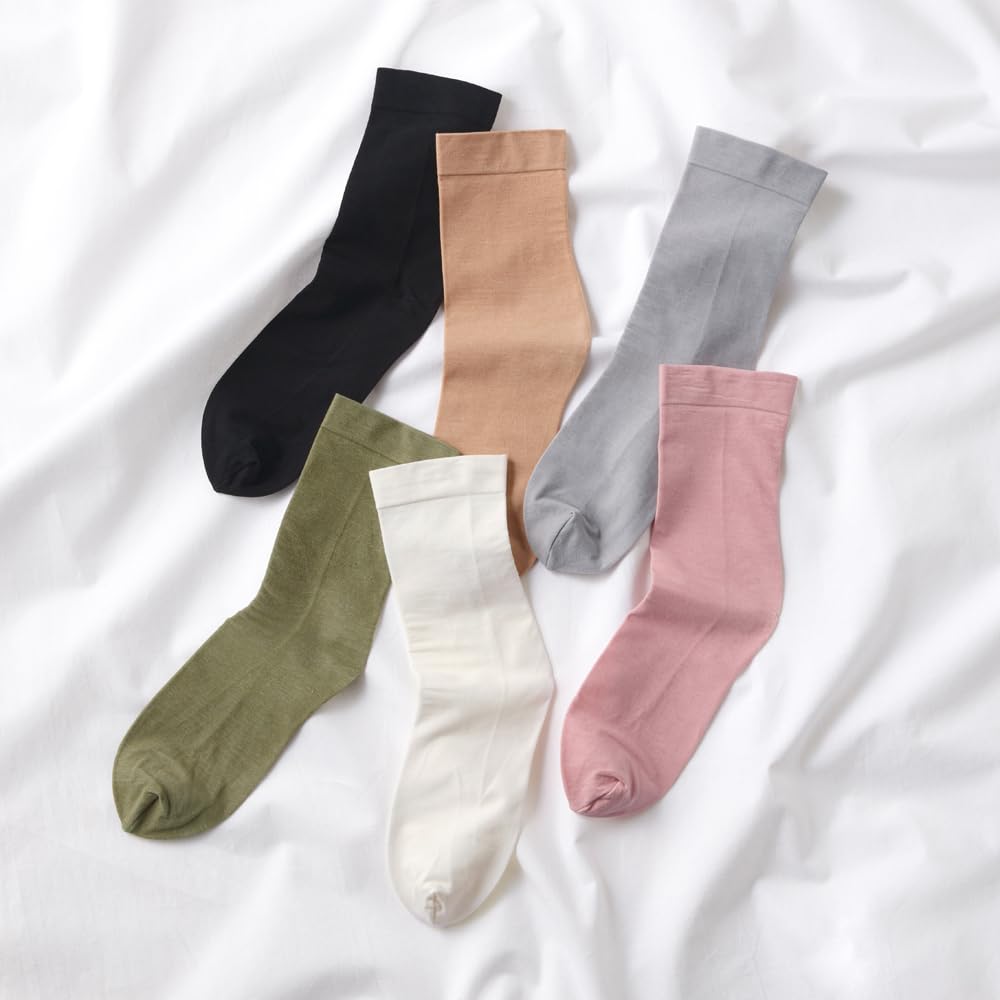 SABRINA Length Stocking-like Socks, 2-Pair Set, Mid-Crew