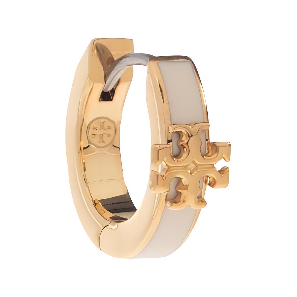 Tory Burch Logo Brass Earrings Women earrings Gold 1555150701