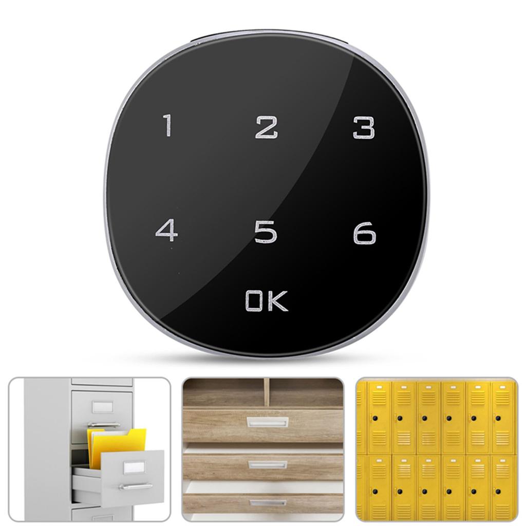Electronic Cabinet Lock Zinc Alloy Enhanced Safety Flexible Setting Digital Password Keyless Lock