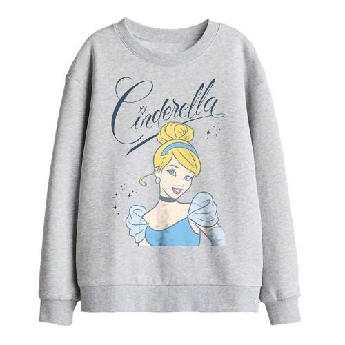 Cinderella Childrens/Kids Headshot With Fancy Script Sweatshirt