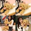 Plush Labrador Dog Toy With Prone Posture Design For Children And Sleep Comfort