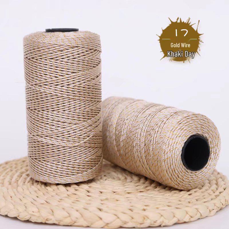 Příze z ledového hedvábí: Třívláknová příze pro ruční pletení a háčkování - Ideální na pantofle, tašky, čepice, návleky na hrnky a podsedáky do auta