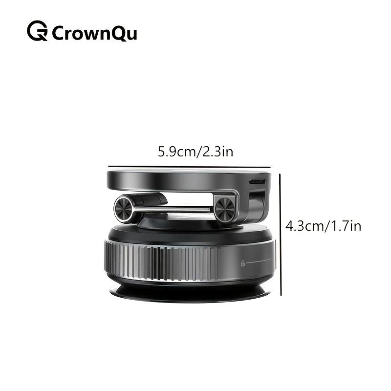 15W Fast Wireless Charging Car Phone Mount, Strong Magnetic Foldable Phone Holder 360° Rotation Universal Car Navigation Mount