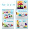 Stacking Toys Folding Cup Stracking Game Set Hand-speed Competitive Competition Interaction Educational Play Toys Speed Training