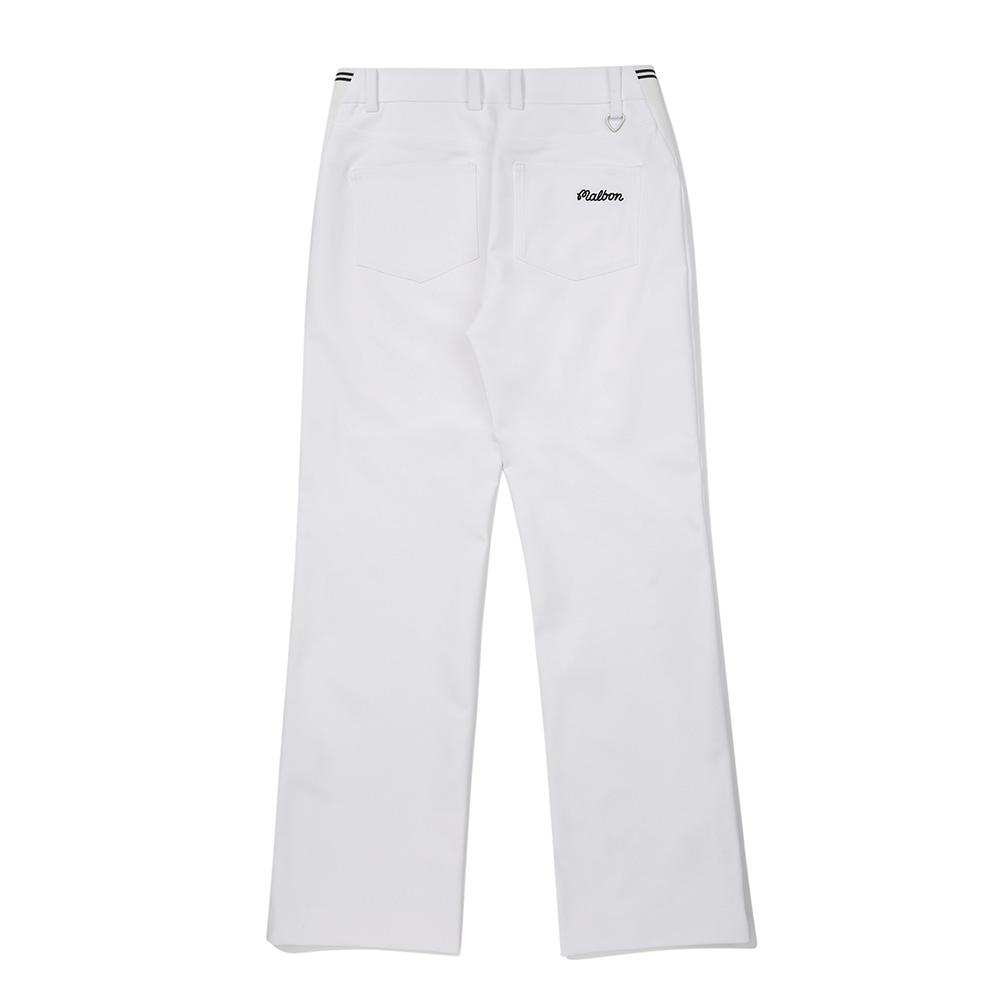MALBON GOLF Women'S Semi-Bootcut Golf Pants White (Woman)