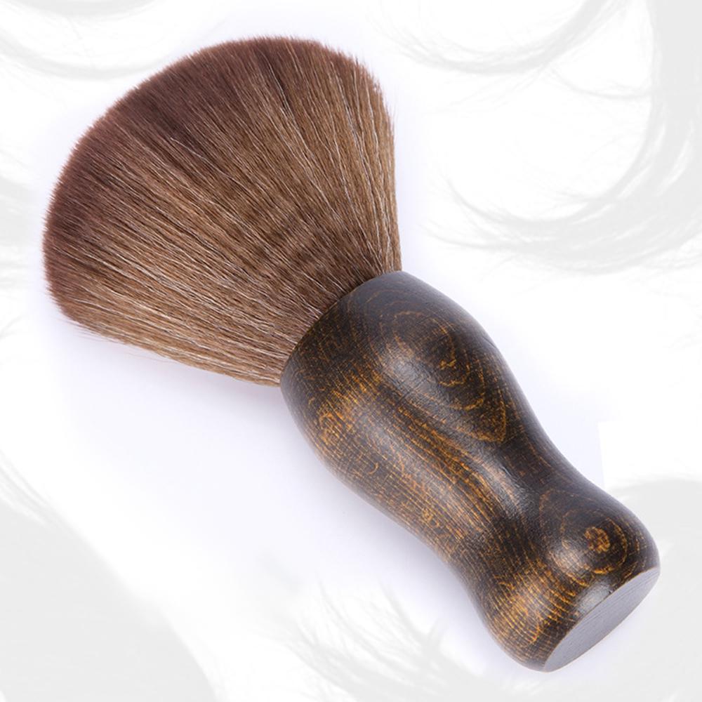 Soft Makeup Brush Neck Hair Cleaning Brush Hair Grooming Shaving Sweeping Brush Tool