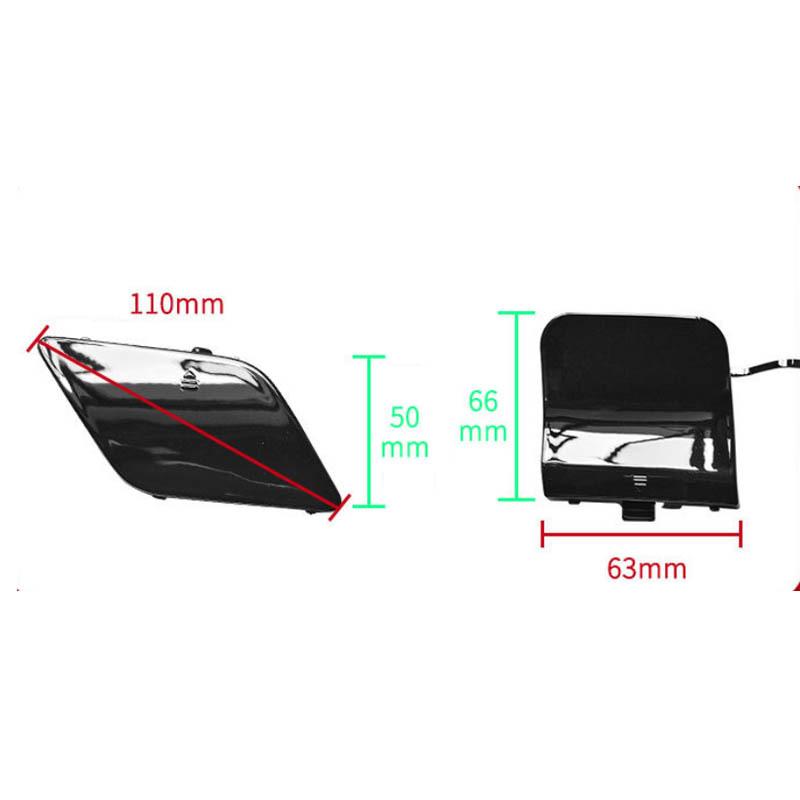 For Mercedes Benz C Class W204 Car Front rear Bumper Tow Hook Cover Cap Black 2010-2014