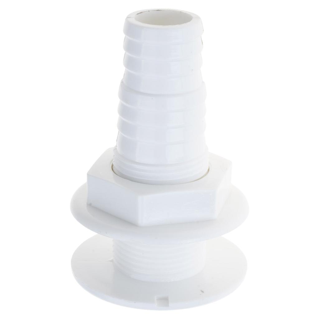 Fiting de Bilă prin Carena din Plastic pentru Drenaj Aerisire Aerator Fiting Furtun Pompă de Bilă Barcă Marină Iaht Velier RV-Camper Camion