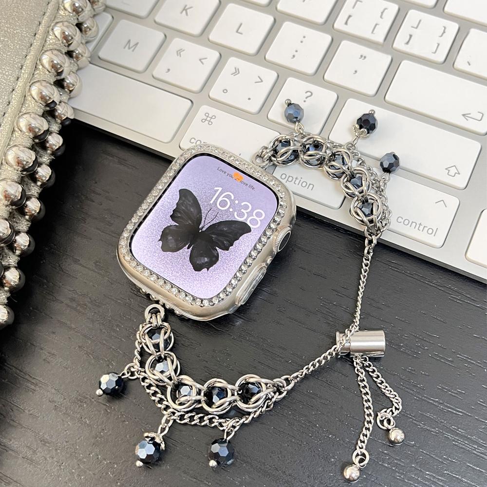 18mm 20mm 22mm Damenarmband für Samsung Galaxy 6 5 4 40mm 44mm 6/4 Classic Active 2 Schmuckband für Huawei GT4 41mm Amazfit GTS4