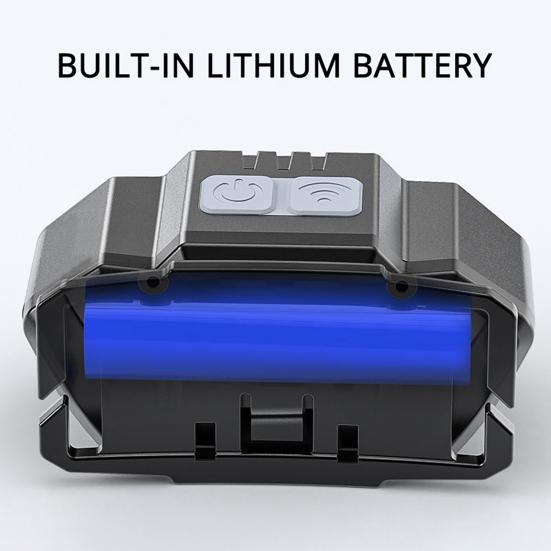 LED Headlight 5 Modes Adjustable IPX4 Waterproof USB Rechargeable Hands-free Lightweight Outdoor Camping Night Running Fishing Headlamp
