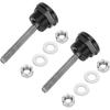 Universal Hood Pins 22mm Aluminum Quick Release Lock Heavy Duty Automotive Fastener Set 2 Pack